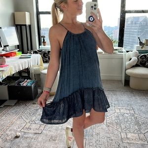 ‼️bundle deal— get 3/$20, 4/$25…‼️Honey Belle blue spaghetti strap dress